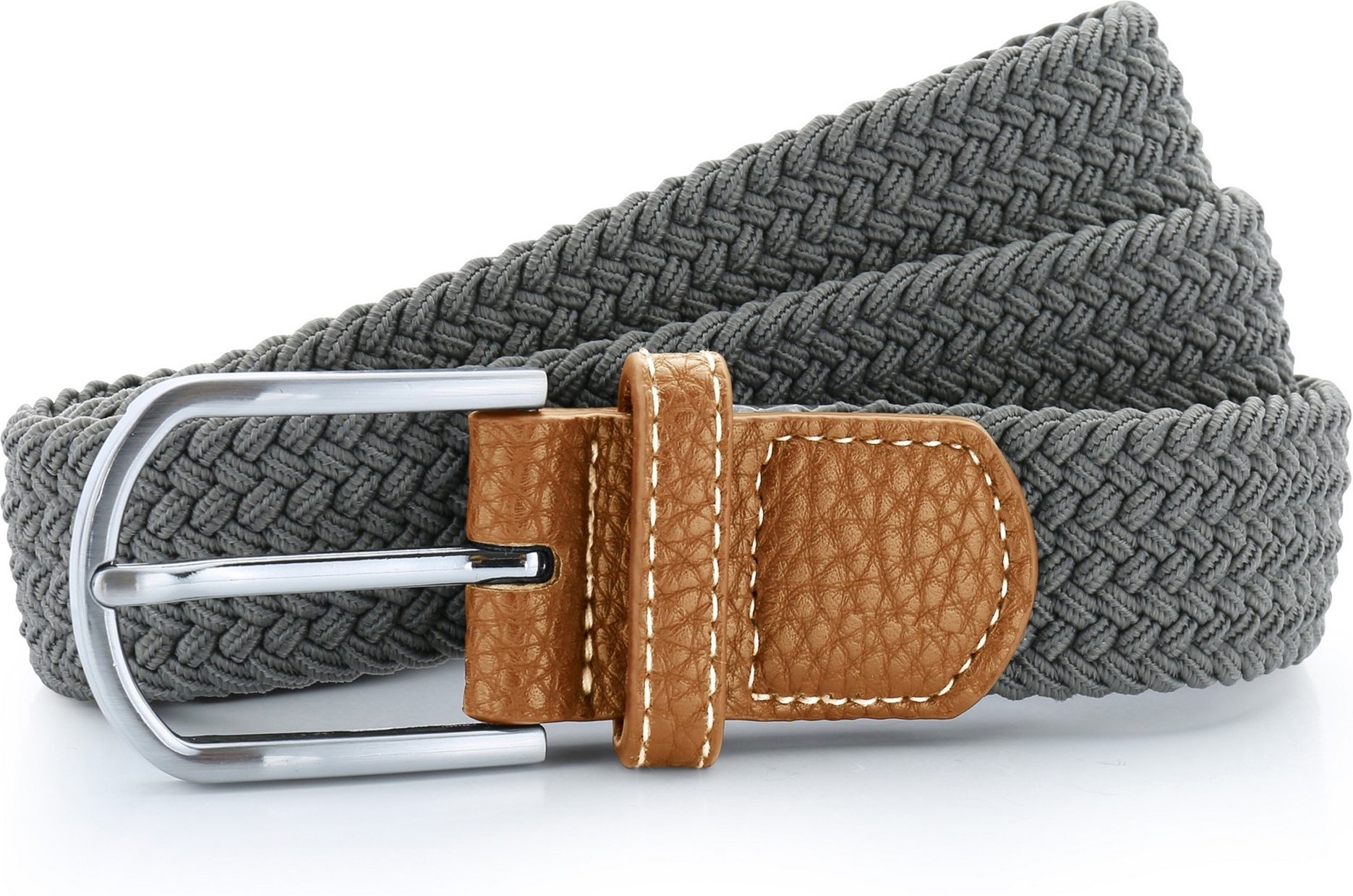 Asquith & Fox Herren Gewebter Braid Dehnbelt (Schiefer)