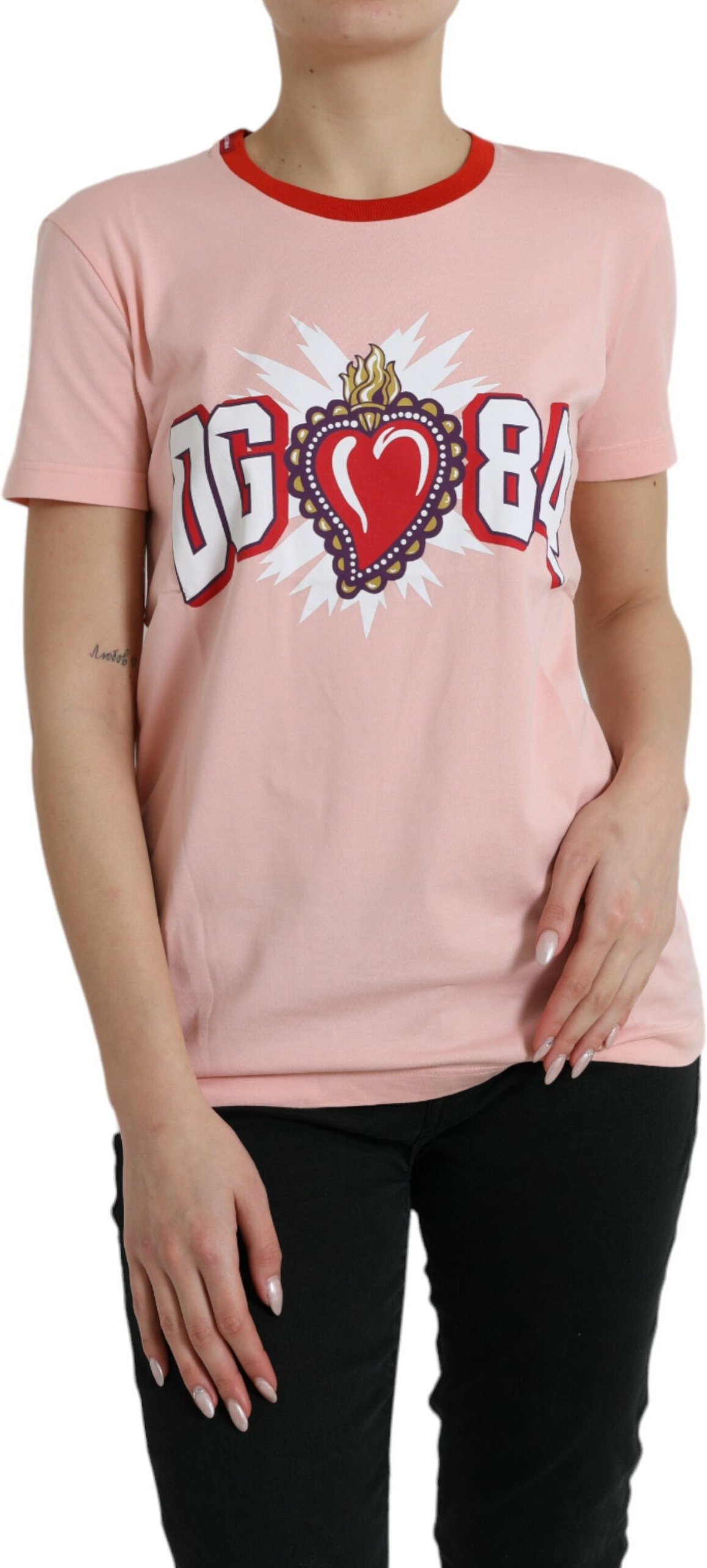 Dg84 Flaming Heart T-Shirt
