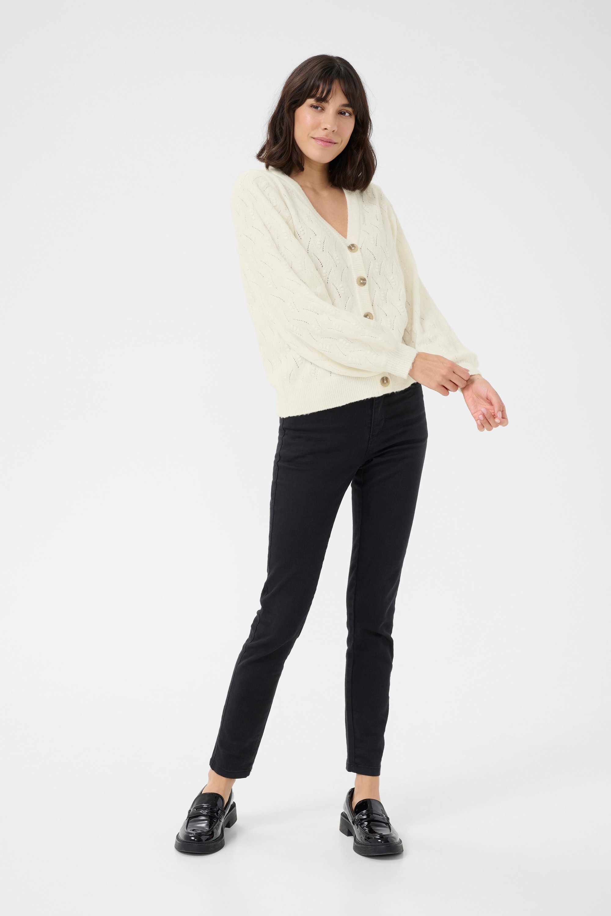 Strickjacke Loose fit white