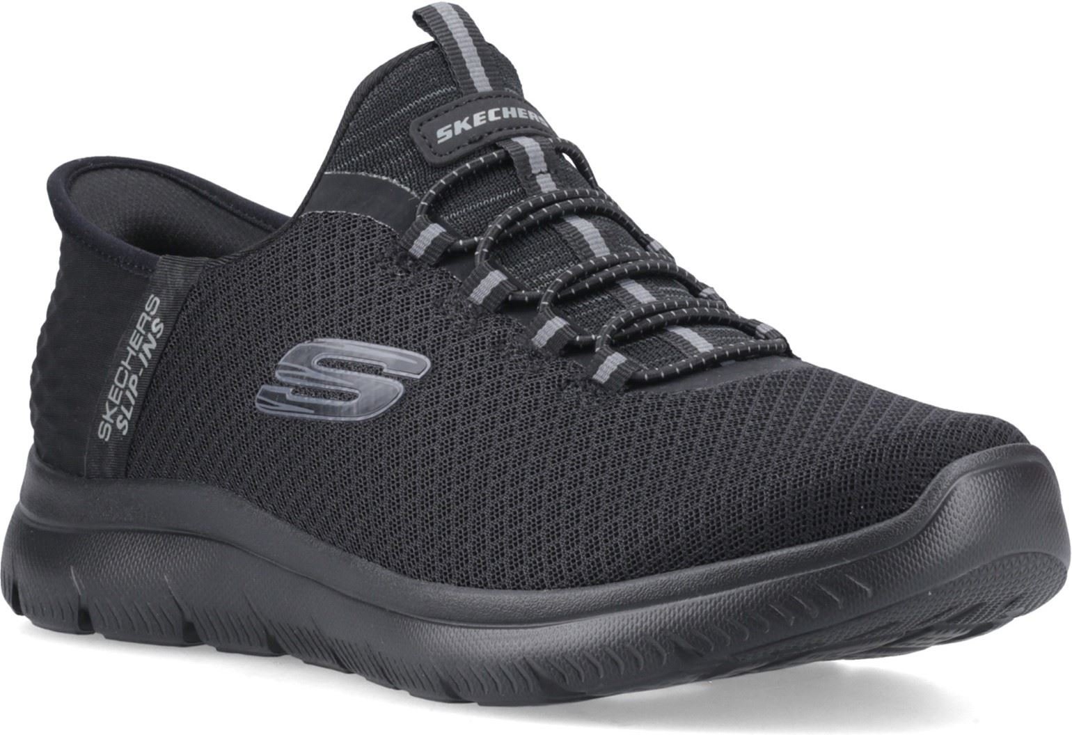 Skechers Summits - High Range Textil Herren Schwarz Weite Sneakers
