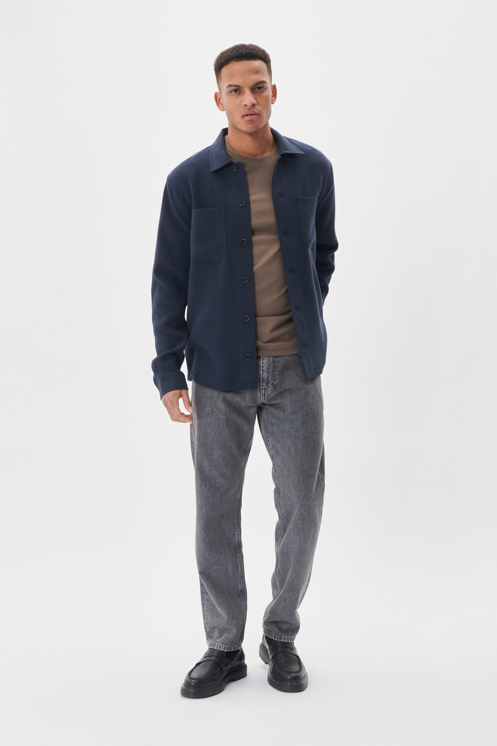 Overshirts MApelton Gerade Passform dark navy