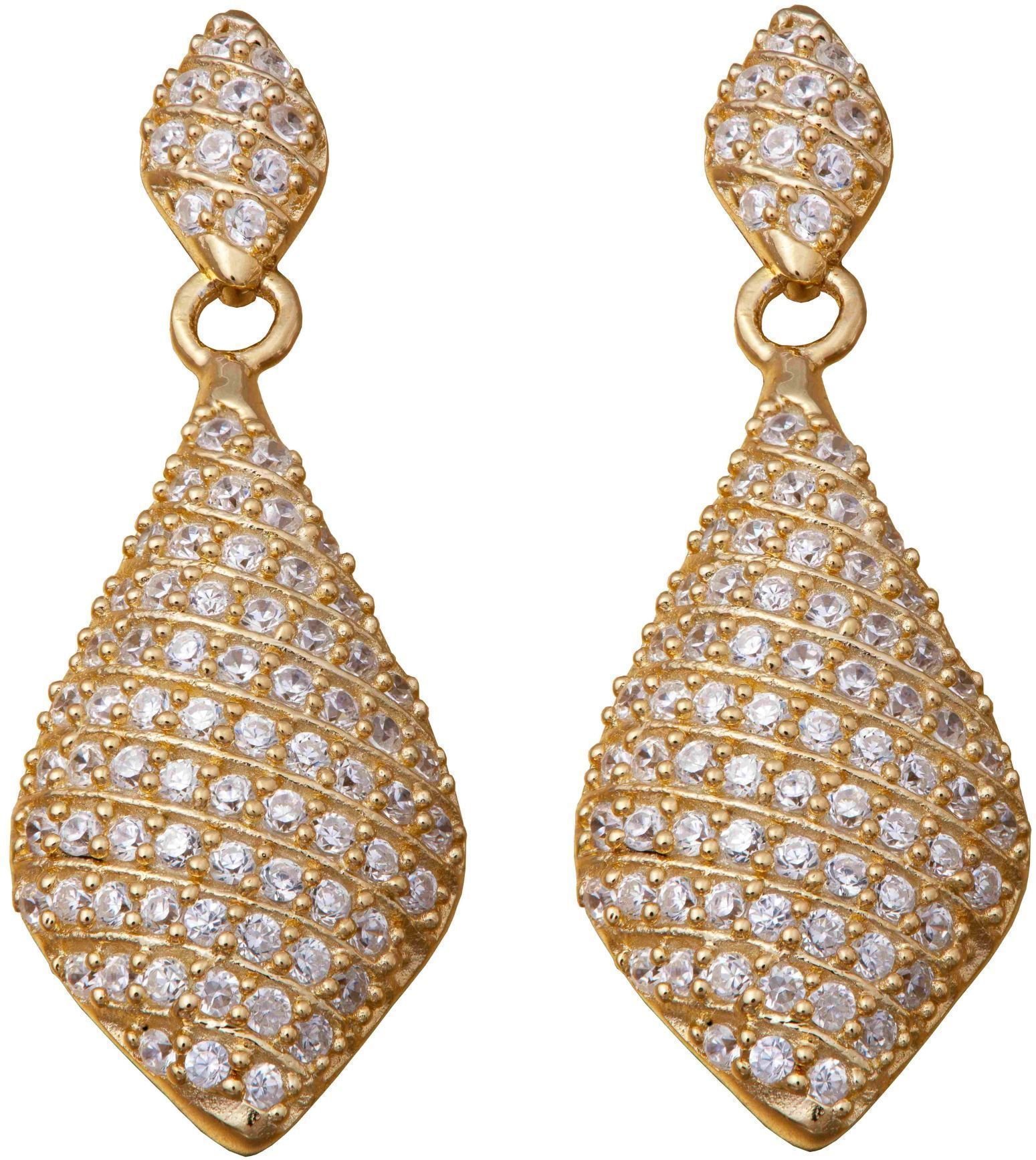 Orphelia Damen-Ohrhänger aus 925er Sterlingsilber – Gold ZO-5886-GOLD