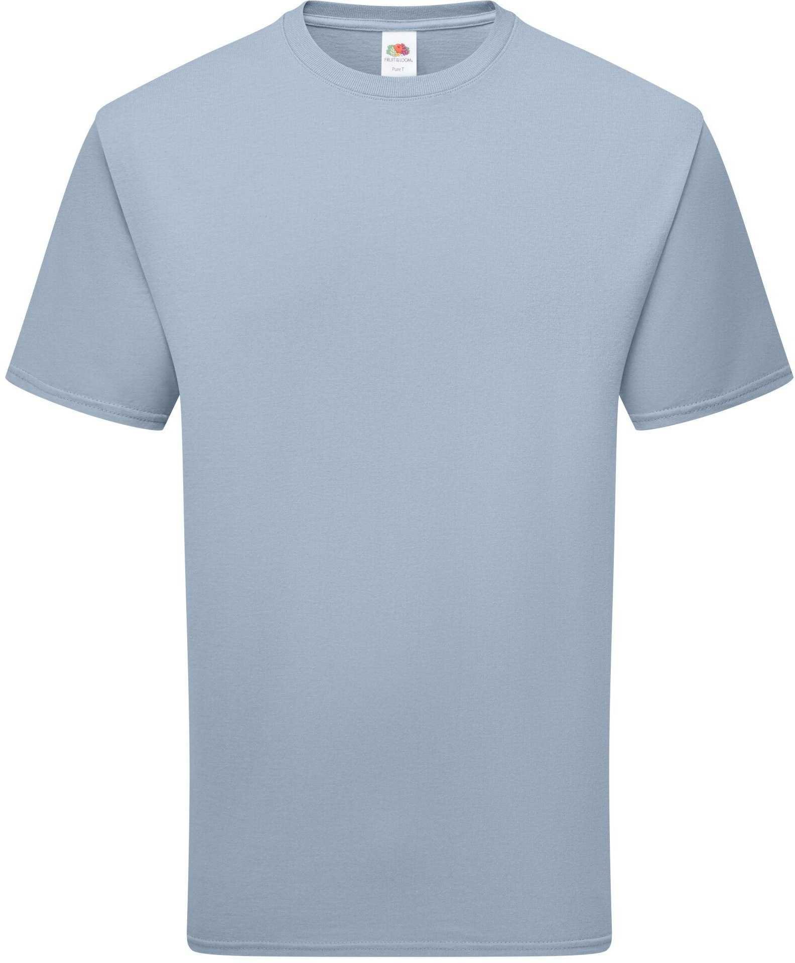 Fruit of the Loom - "Pure" T-Shirt für Herren/Damen Unisex, Baumwolle (Graublau)