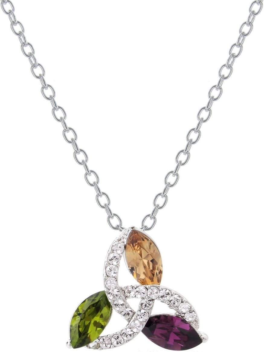 Halskette Triangle mith Swarovski-Kristallen