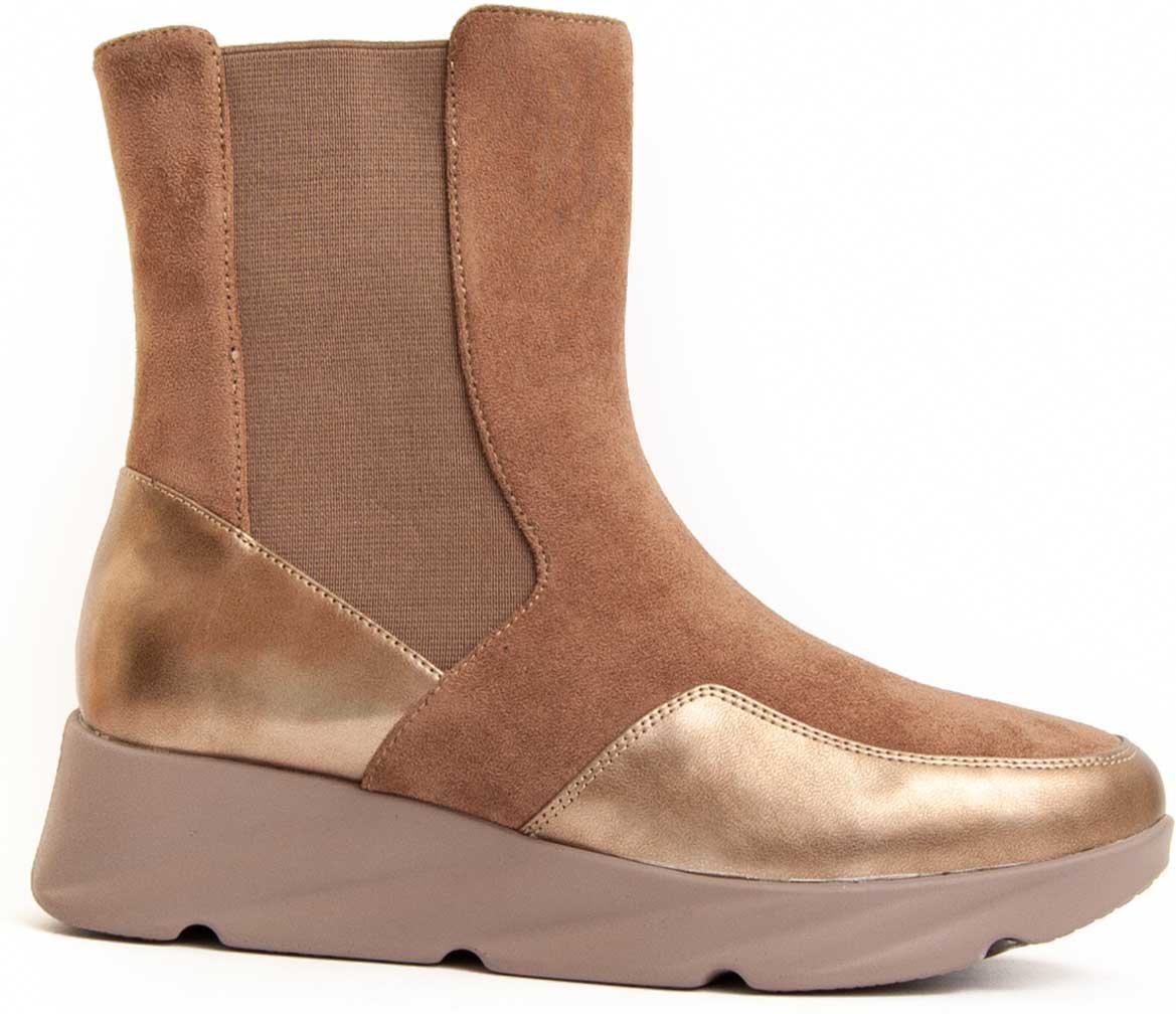 Montevita Keil-Stiefelette Calig2 In Braun