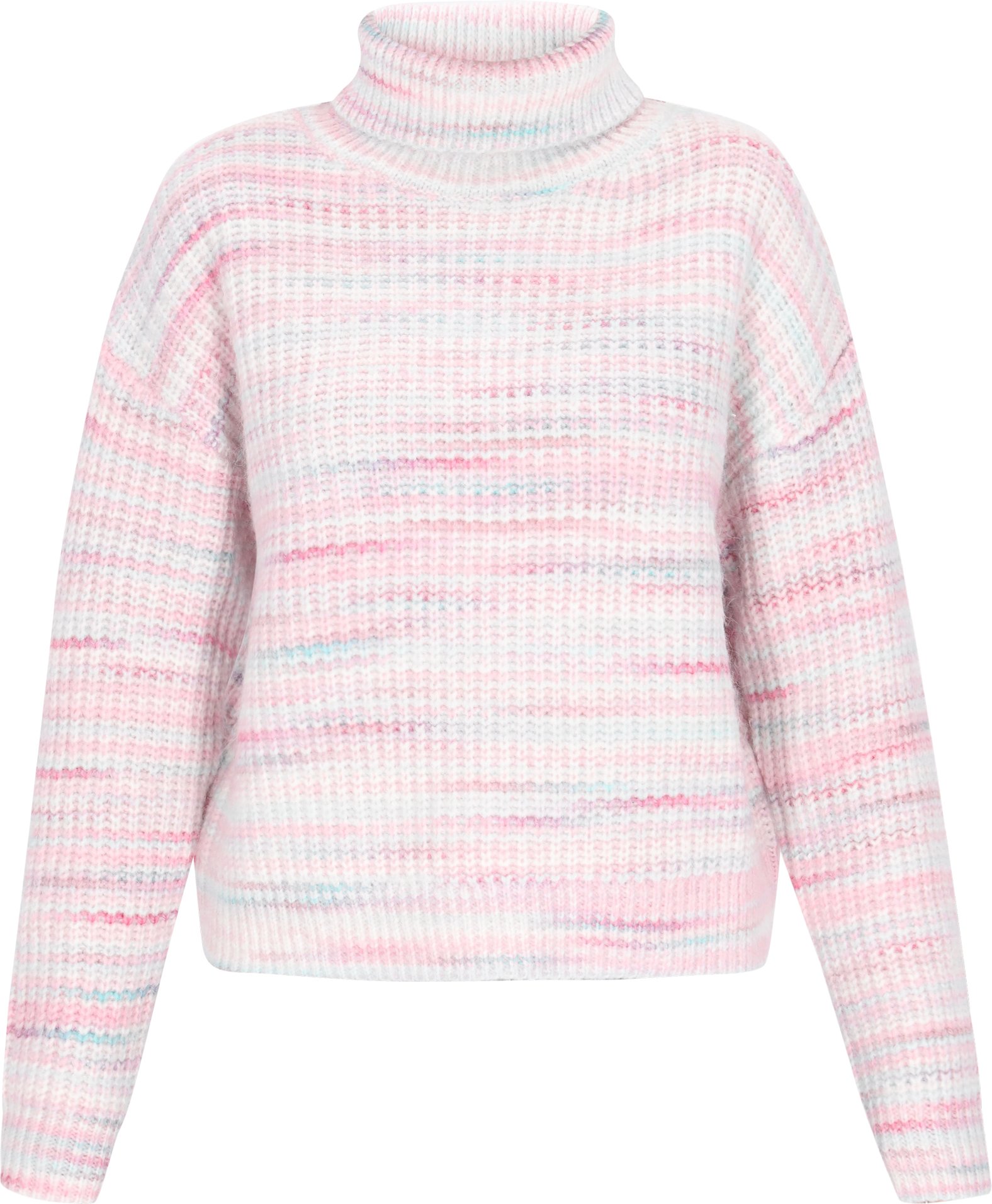 Mymo Pullover Frauen lila mehrfarbig