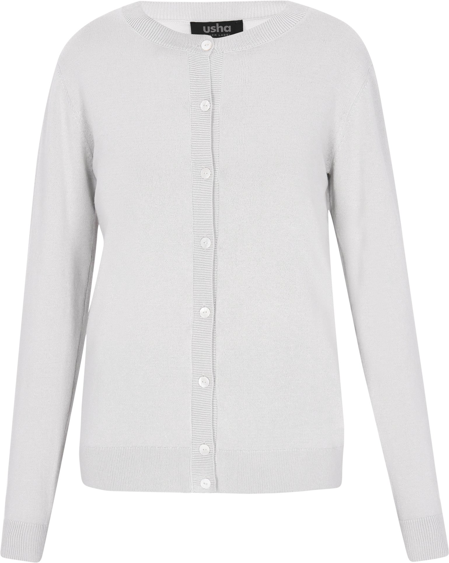 Thumbnail - usha Strickjacke Frauen hellgrau