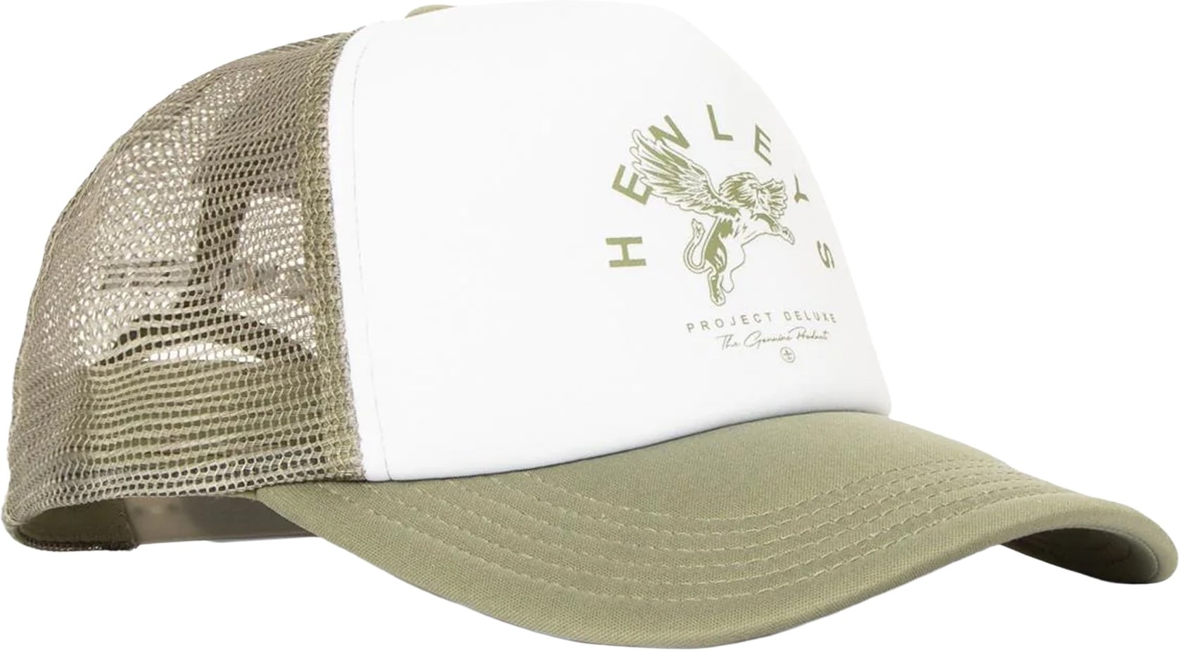 Henleys - "Colhen" Trucker Cap für Herren (Oliv)