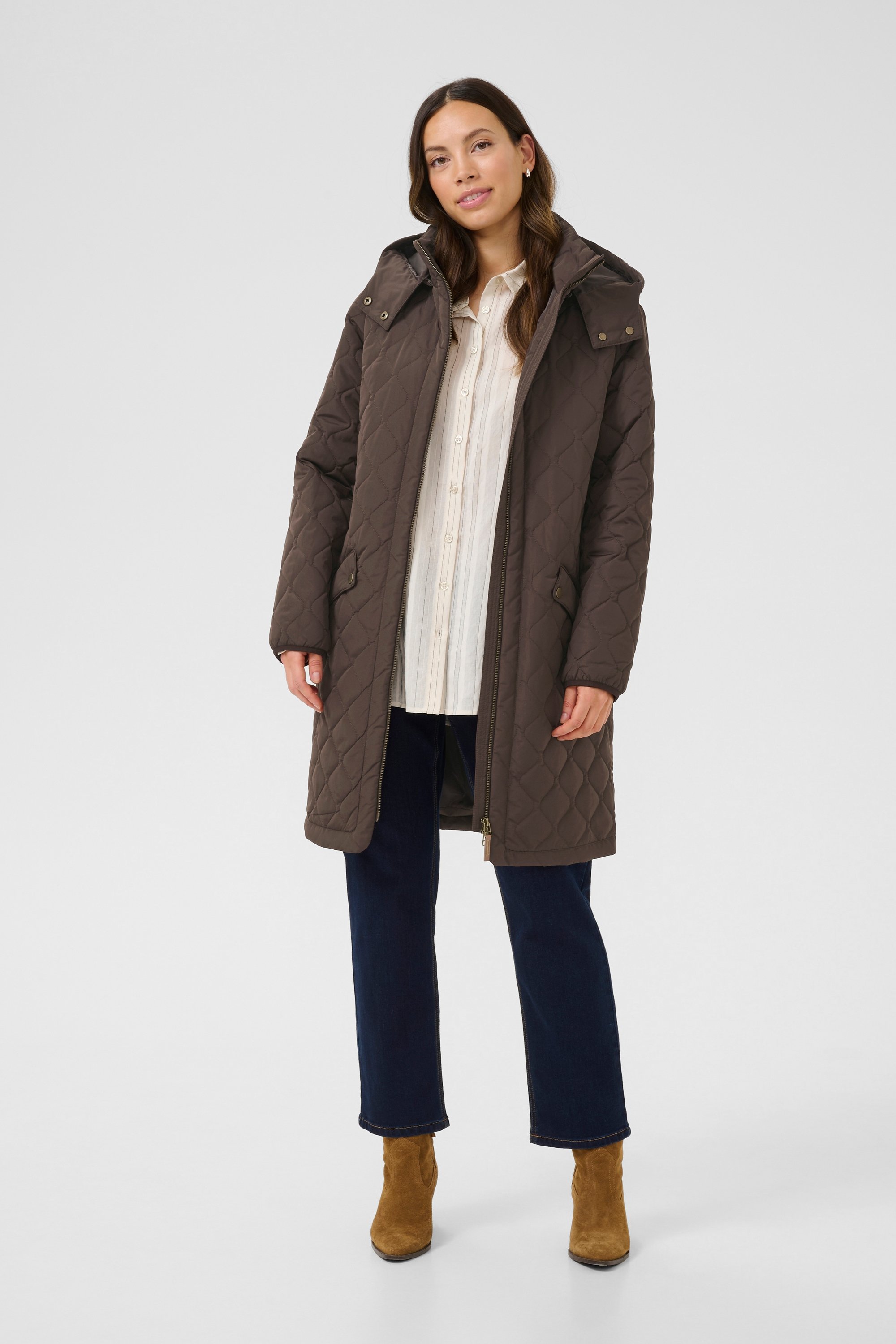 Jacke CRArwen Loose fit brown