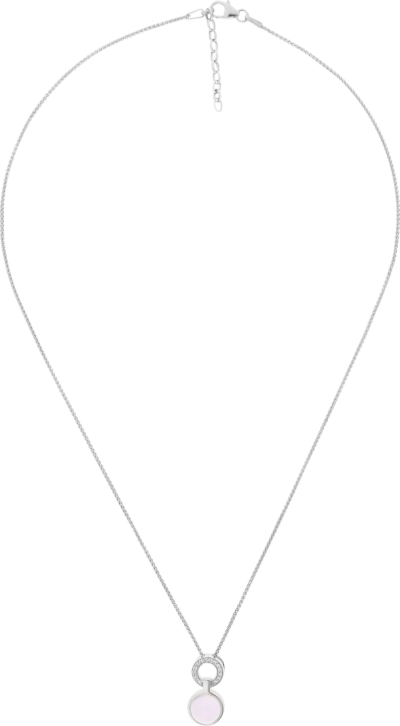 Orphelia 'Marga' Damenkette mit Anhänger aus 925er Sterlingsilber – Silber ZH-7288