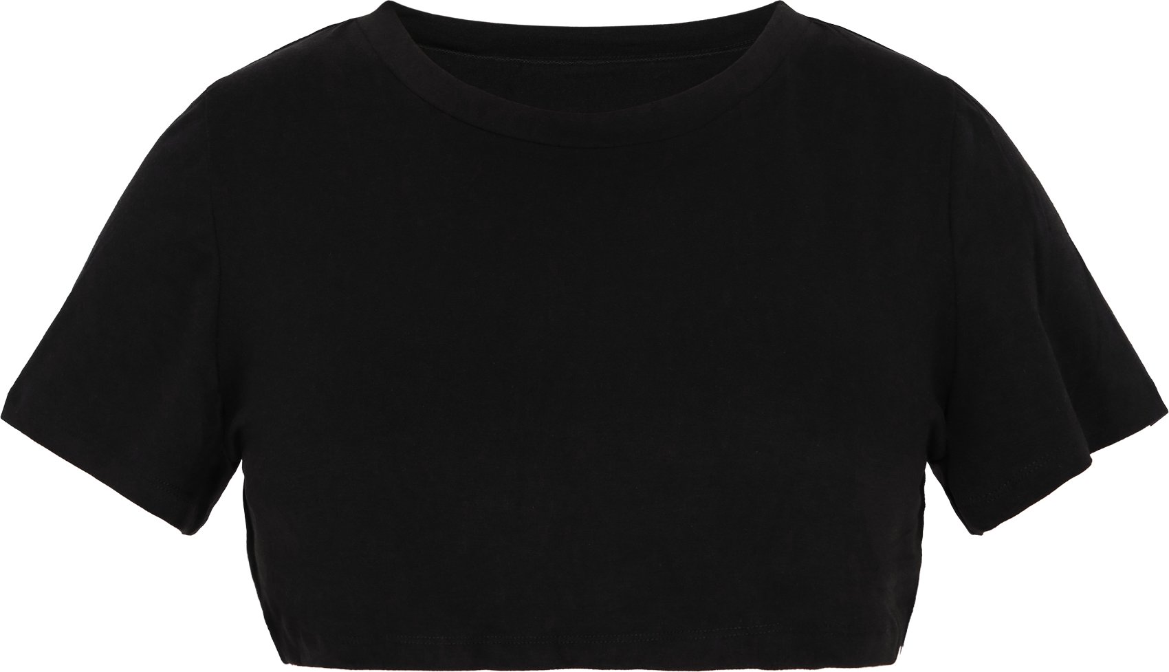 Thumbnail - Mymo Crop-Top in großen Größen Frauen Schwarz