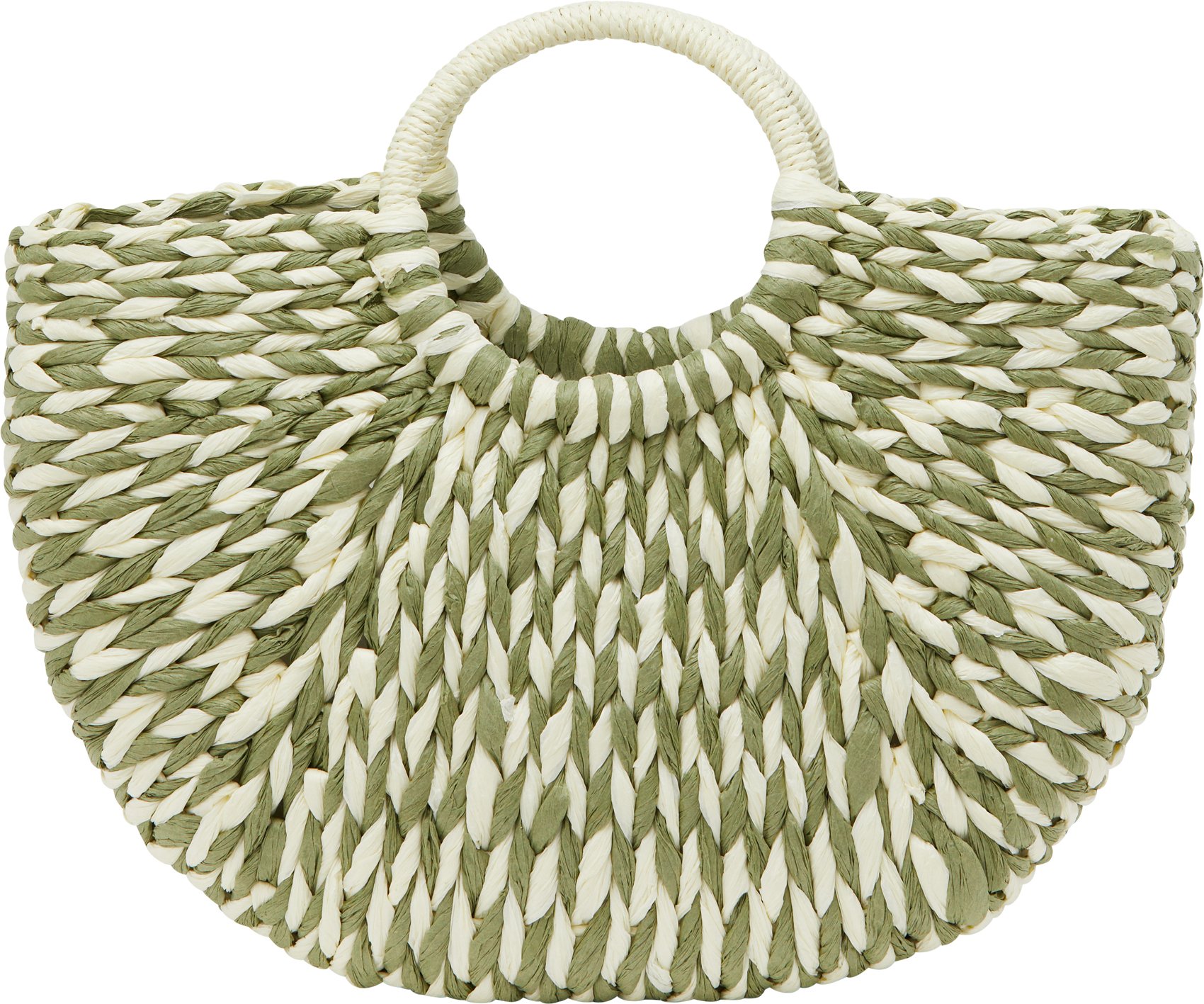 IZIA Handtasche Handtasche Frauen Grün Offwhite