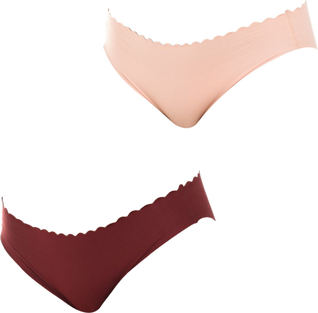 Pack-2 Invisible Panties mit passendem Innenfutter D04NR woman