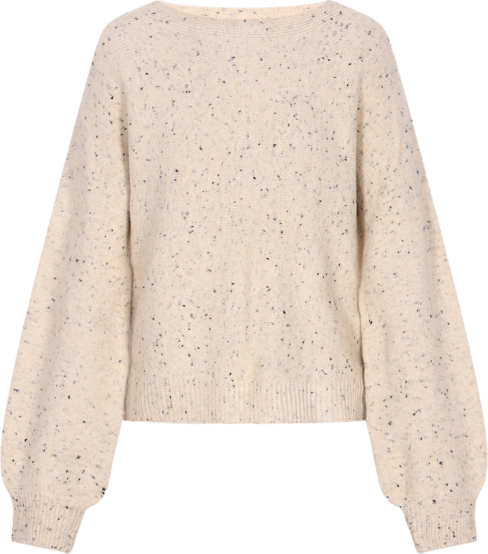 Dreimaster Pullover Damen Wollweiss