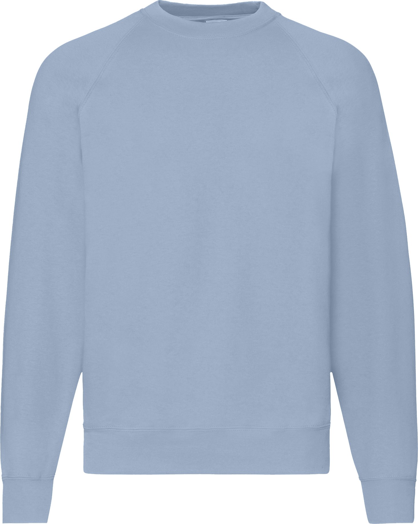 Fruit Of The Loom Herren Raglan-Ärmel Belcoro® Sweatshirt (Mineral Blau)