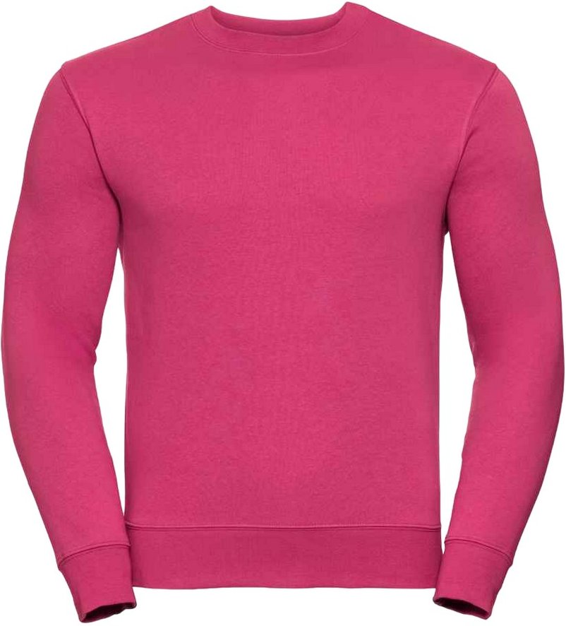 Russell - "Authentic" Kapuzenpullover für Herren (Fuchsie)
