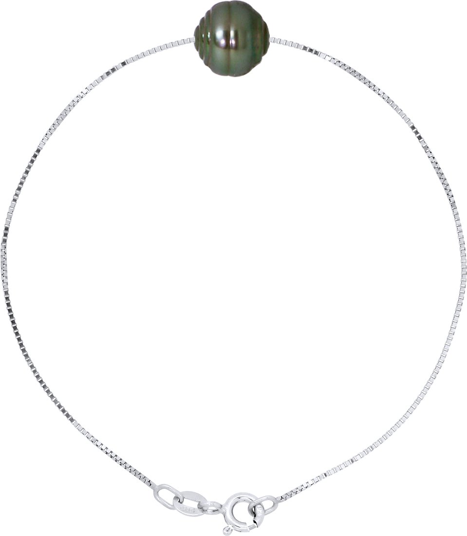 DIADEMA - Armband - Love Bond - Silber - Tahiti-Perle