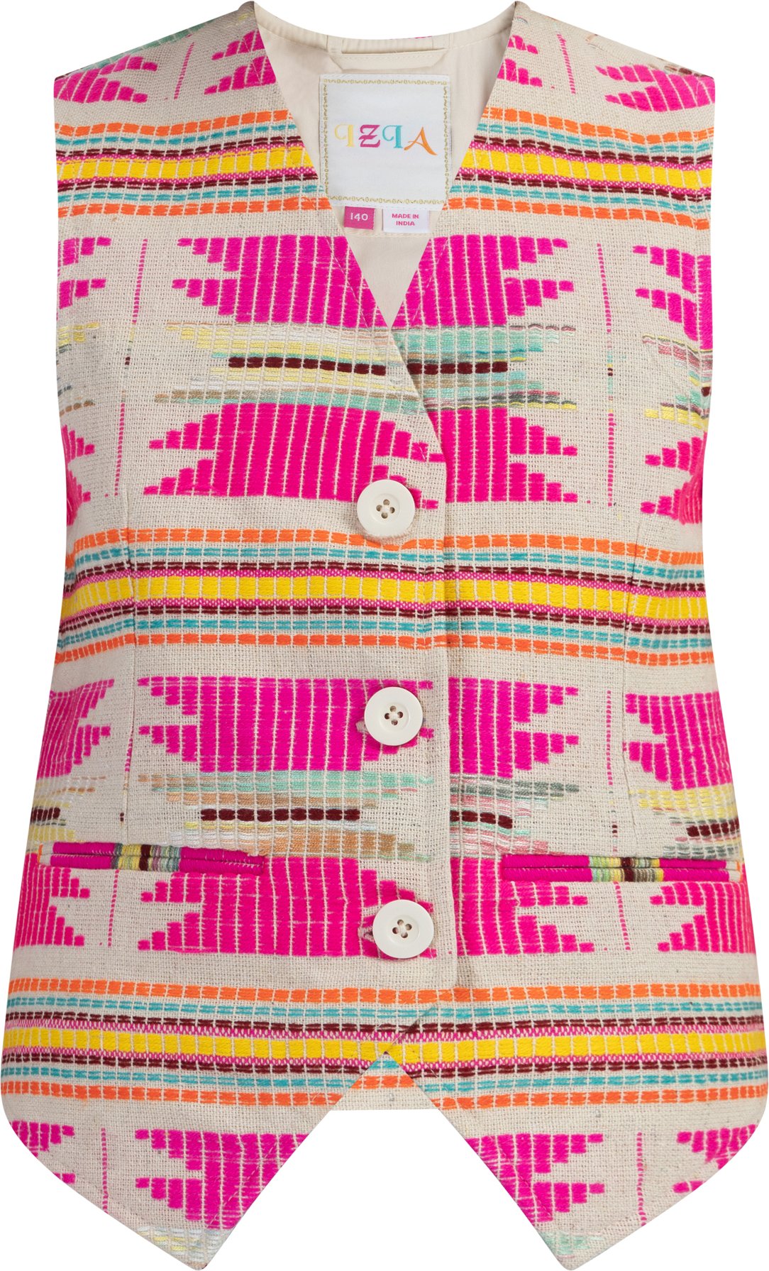 Thumbnail - IZIA Weste Mädchen Pinkes Inka Muster