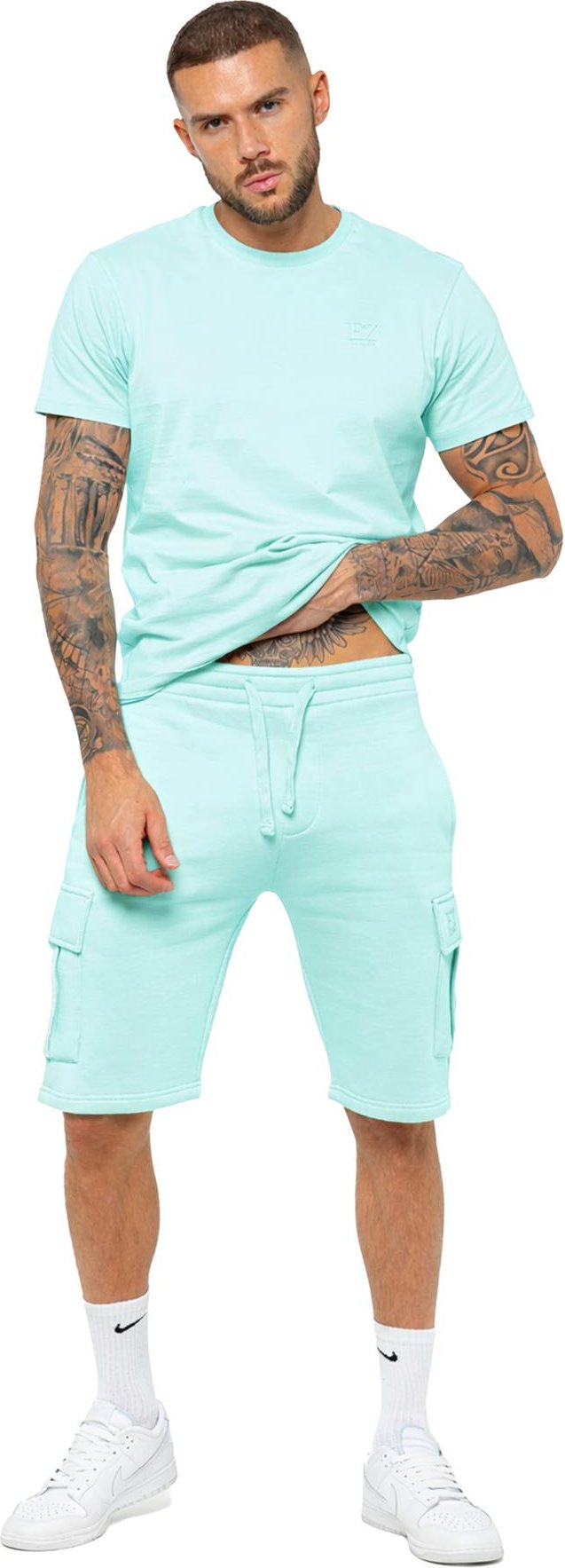 Enzo | Herren T-Shirt-Trainingsanzug mit Shorts-Set