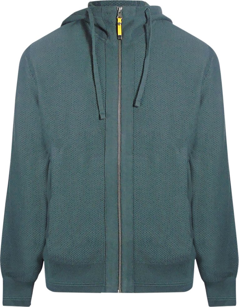 Dunkelgruner Gables-Hoodie von Parajumpers mit Reisverschluss