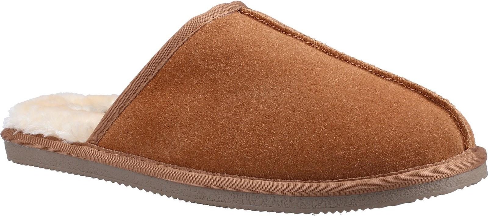 Hush Puppies Herren Coady Wildleder Hausschuhe (Tan)