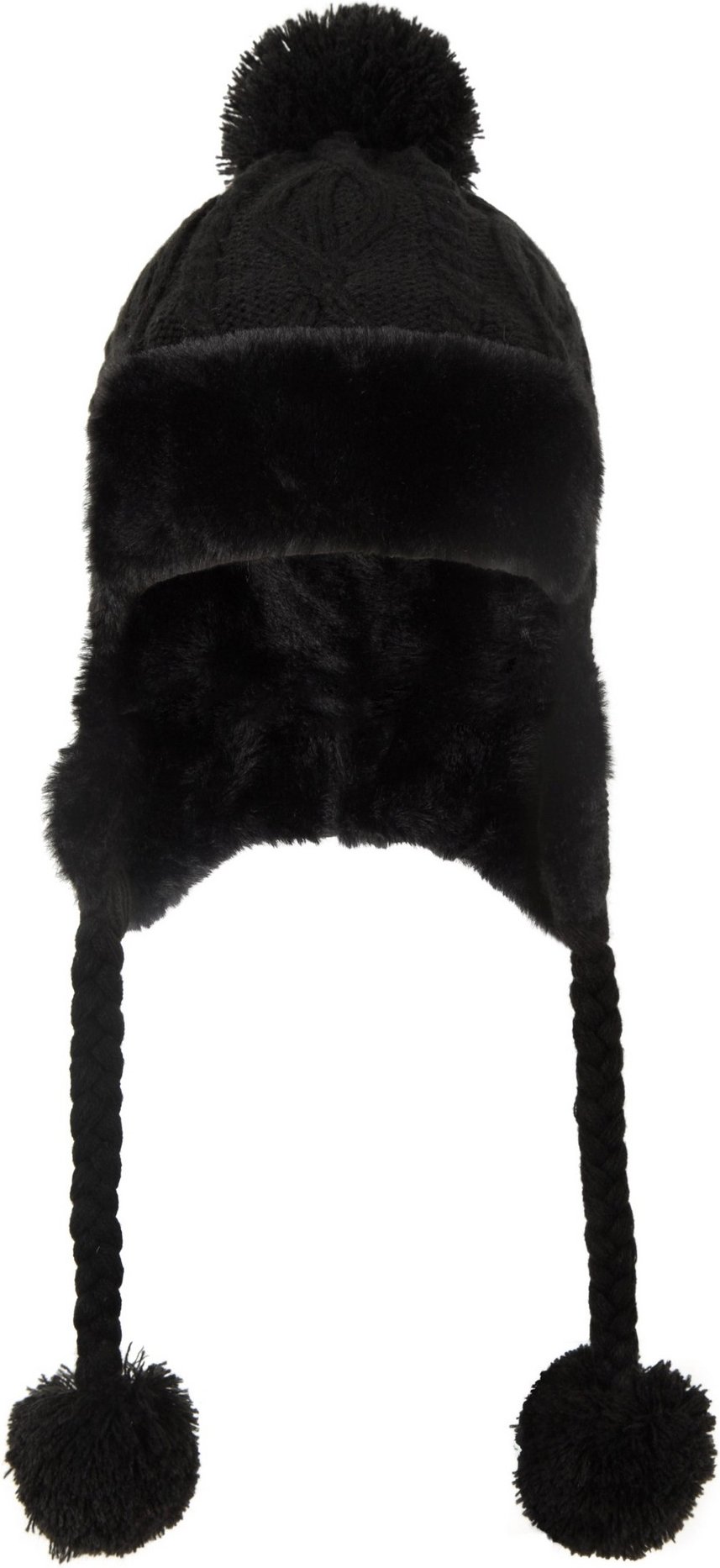 Mountain Warehouse - "Sierra" Fliegermütze Thermisches Material für Damen (Schwarz)