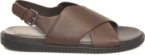 Cerruti 1881 Braun Rindsleder Herrensandale