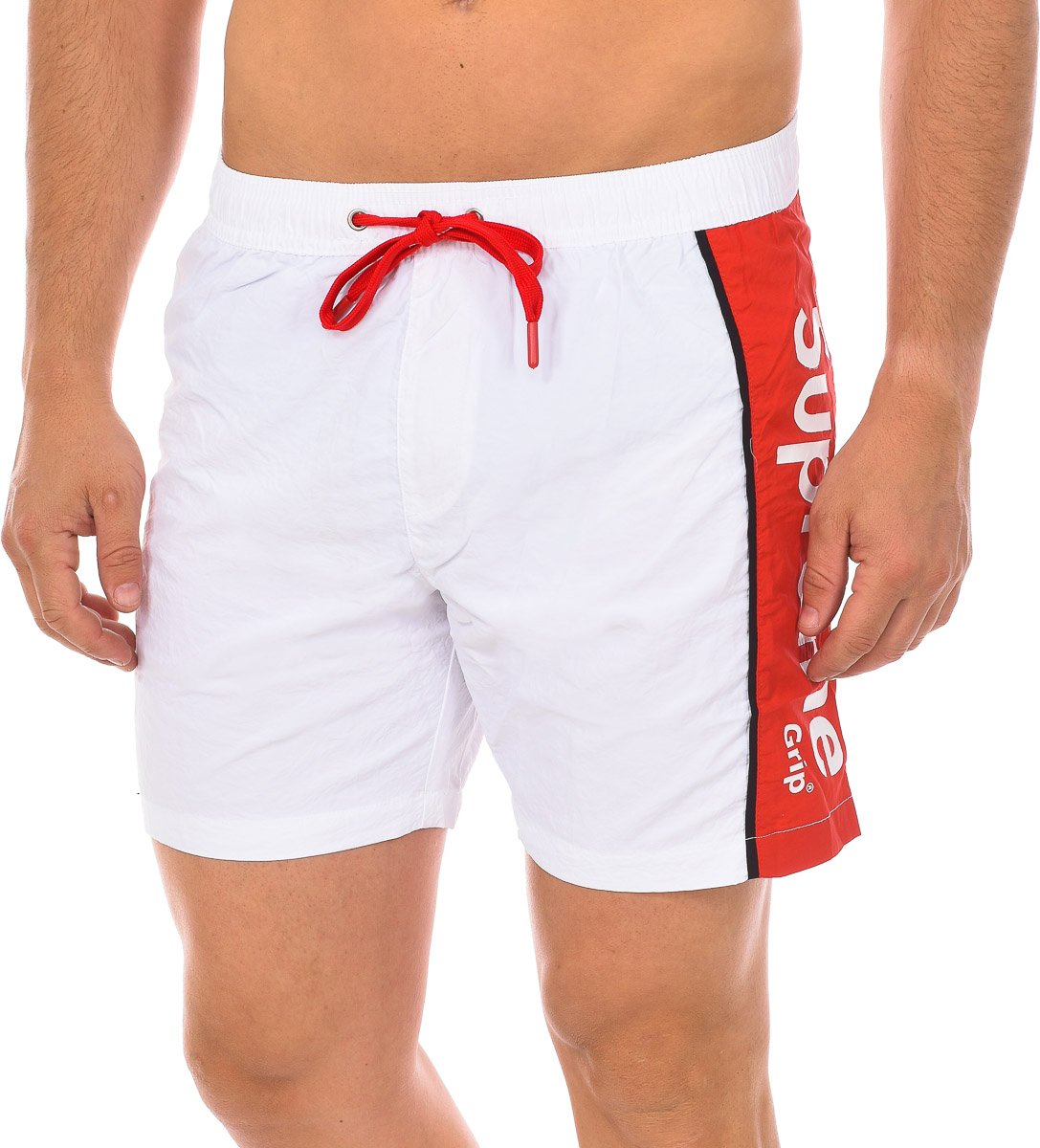 Mittellanger Boxer-Badeanzug für Männer CM-30056-BP
