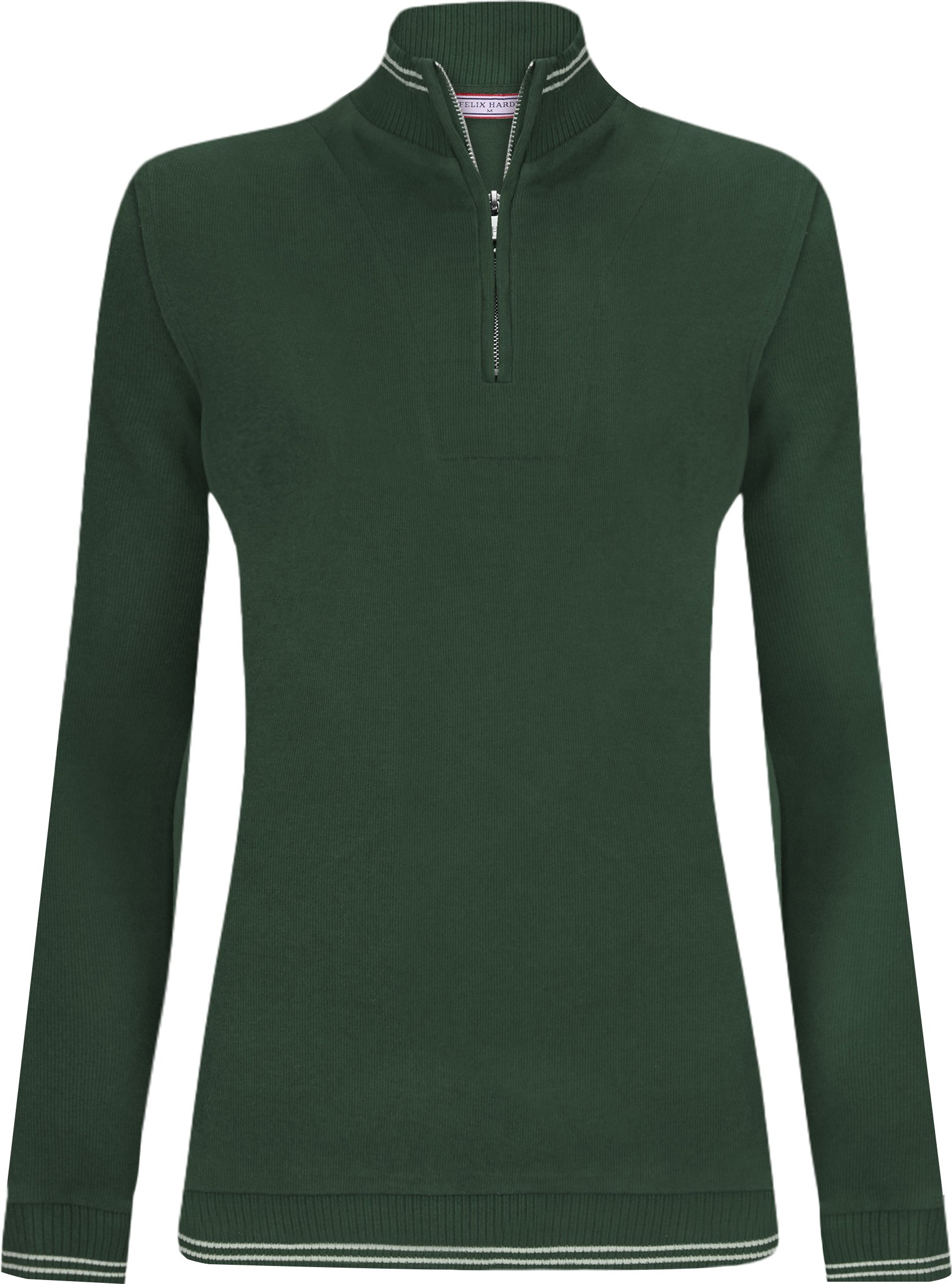 Pullover Strickpullover Mit Halbem Reißverschluss