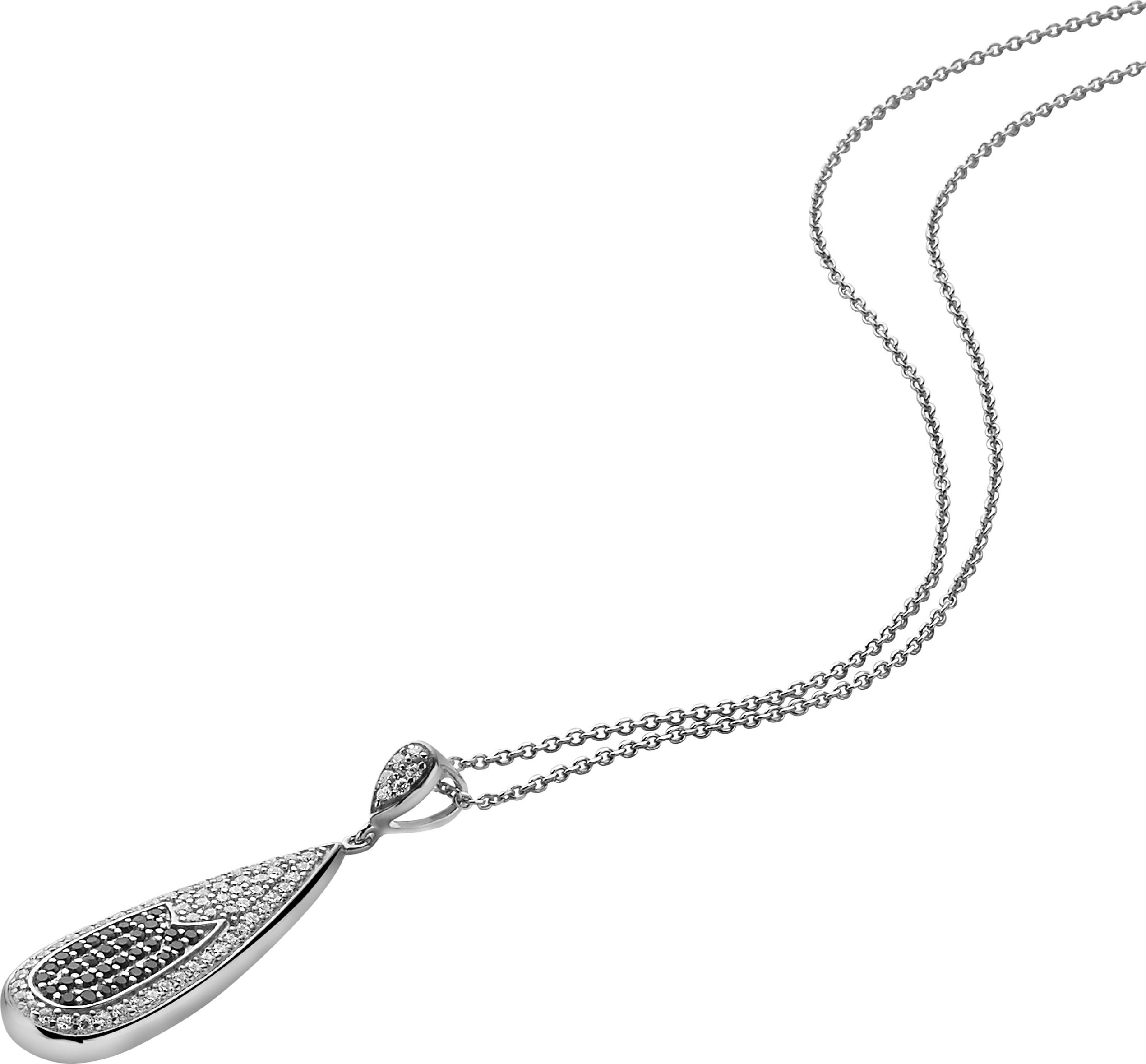 Orphelia Damen-Kette aus 925er Sterlingsilber mit Anhänger – Silber ZH-4798