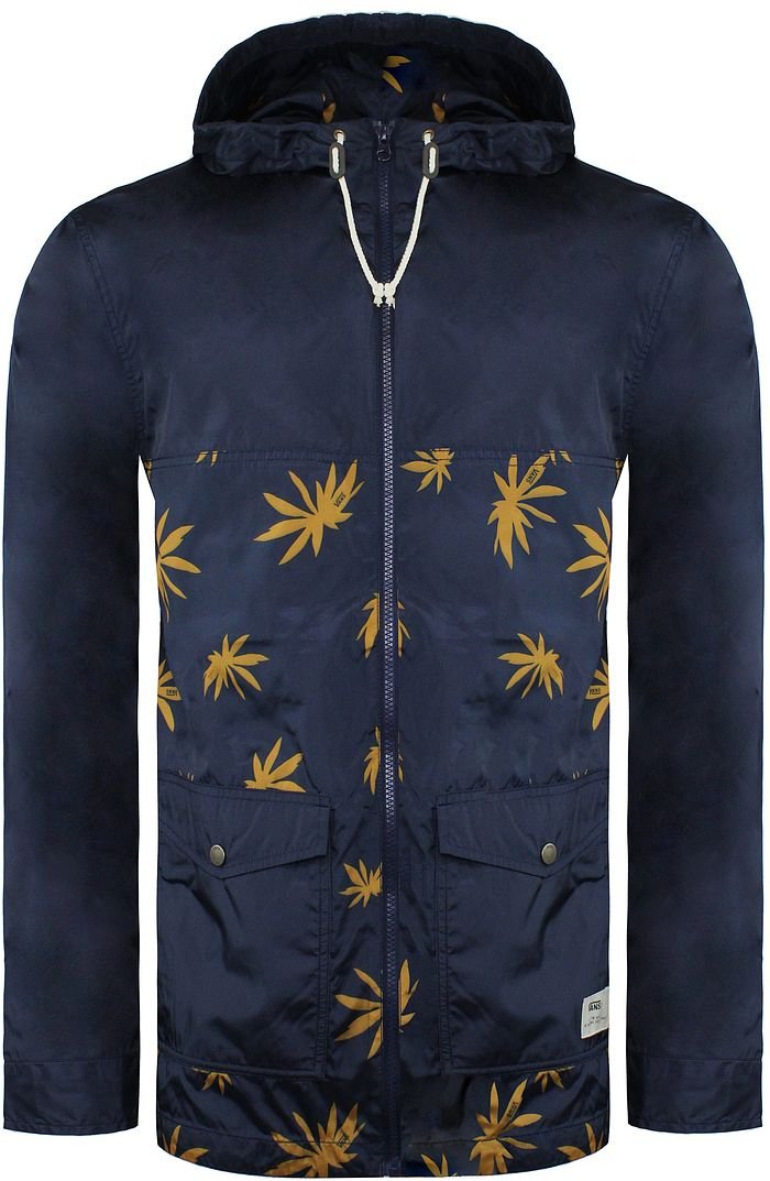 Vans von der Wand gedruckte Herren Marine/braune Jacke