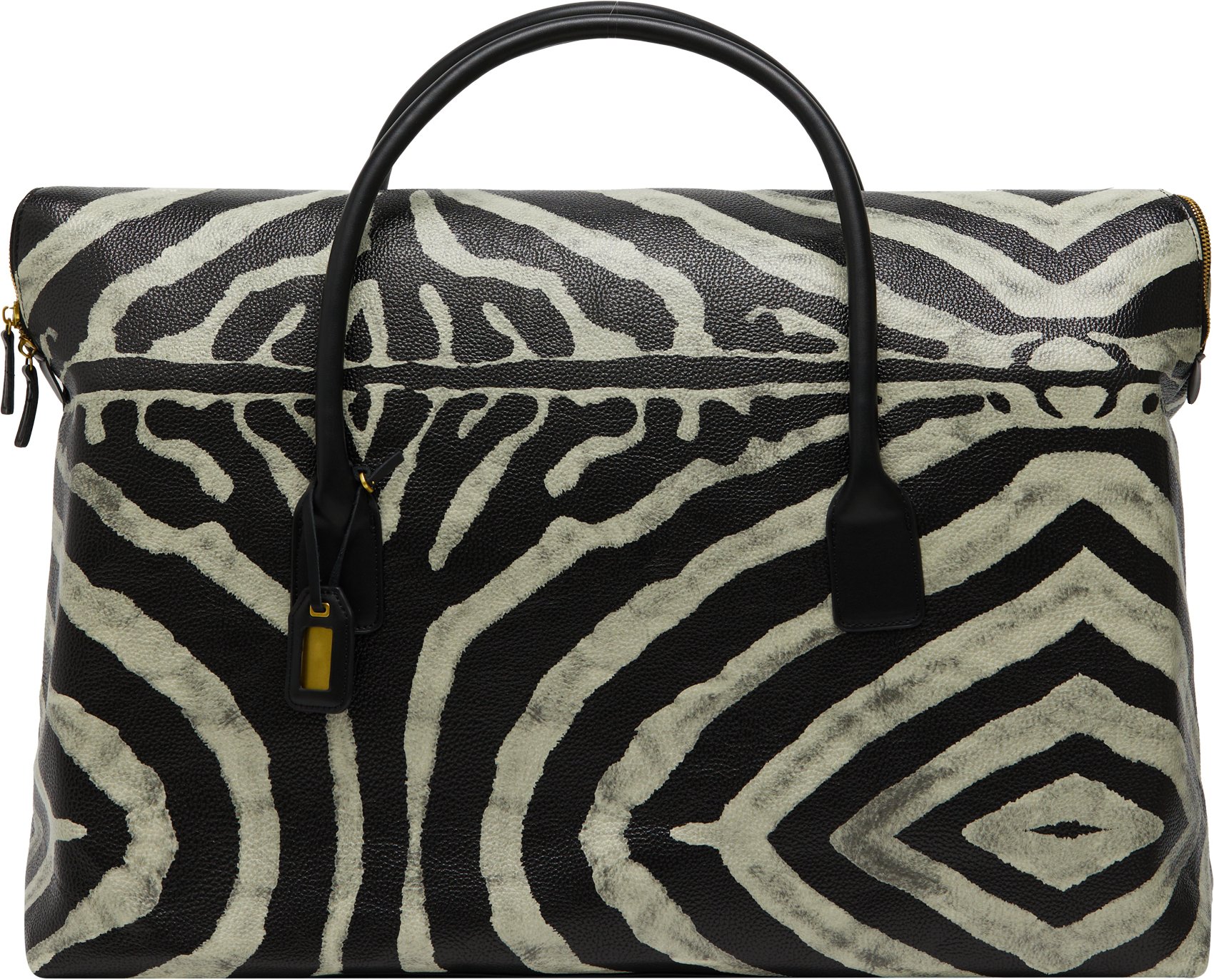 Faina Einkaufstasche Einkaufstasche Frauen schwarz-weiß