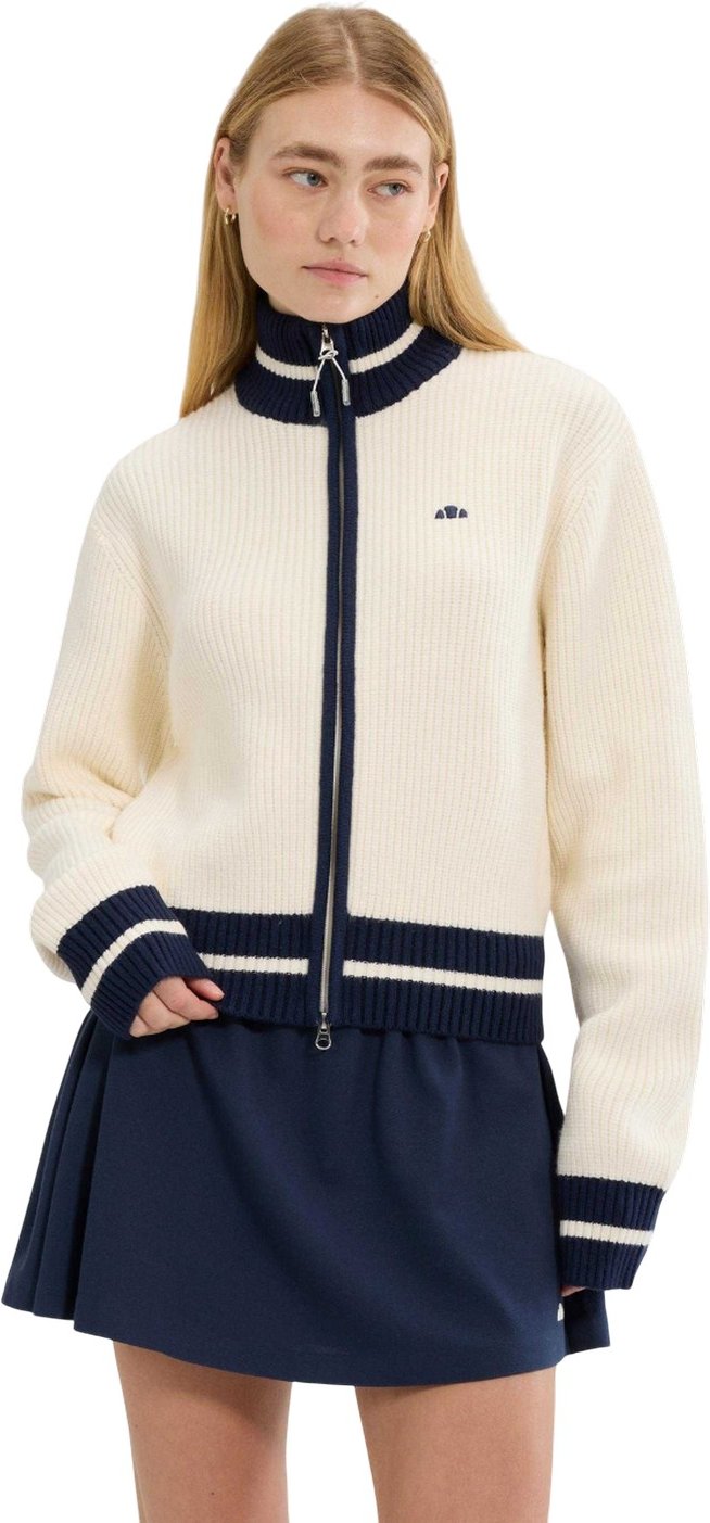 Ellesse - "Le Massif" Jacke für Damen, Durchgehender Reißverschluss (Naturweiß)