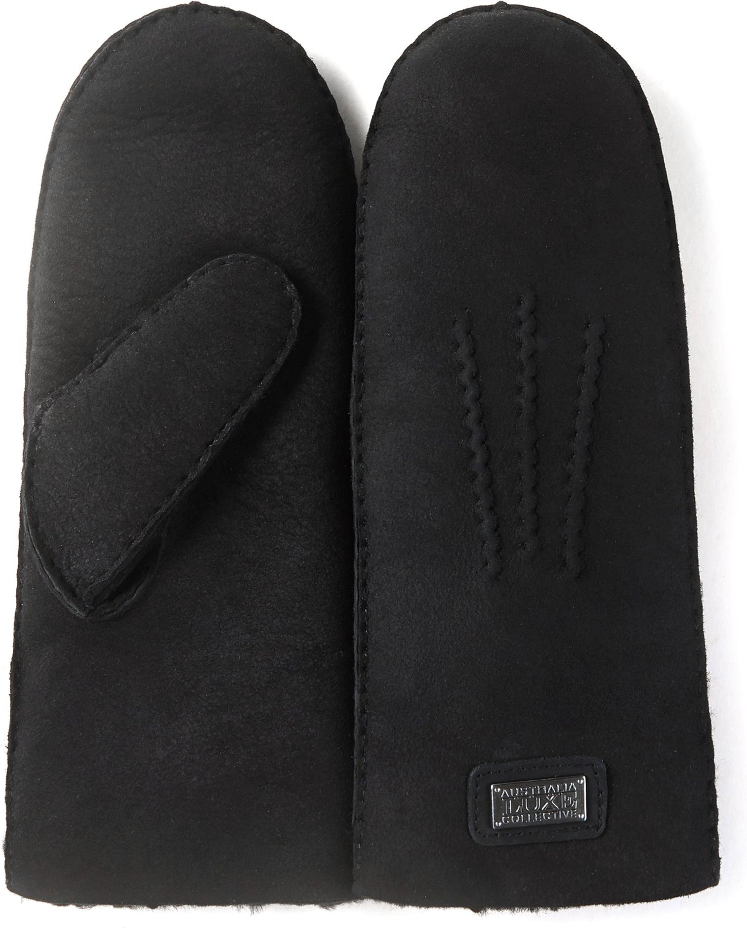 Mitts Wildlederhandschuhe, schwarz