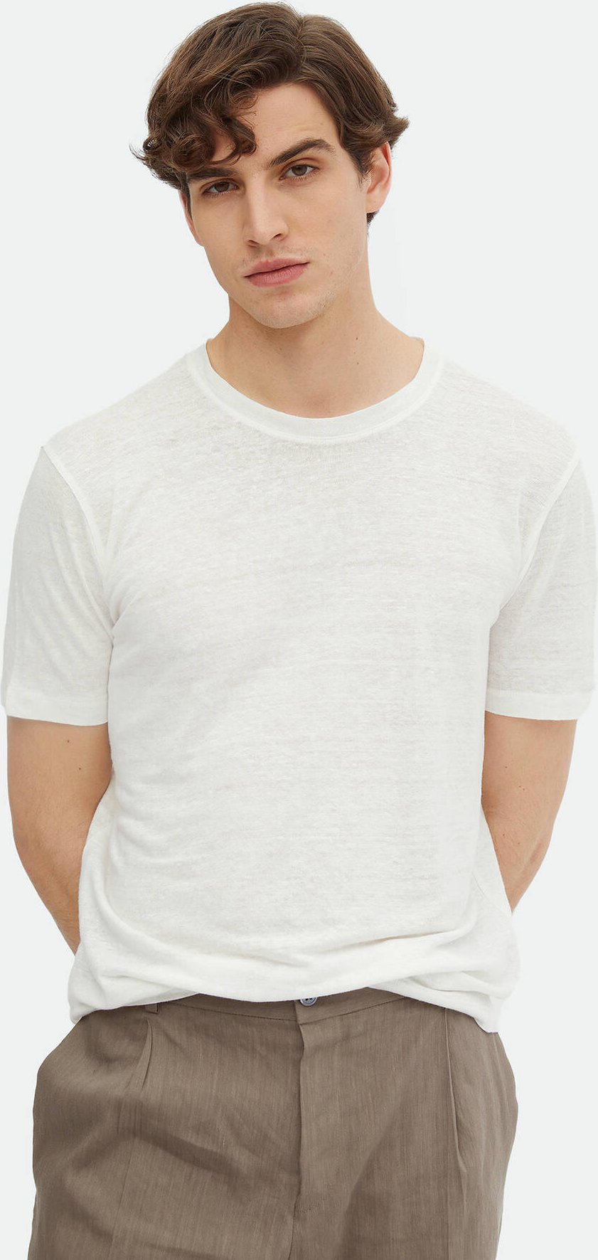 Einfaches Fahrrad Hals T-Shirt