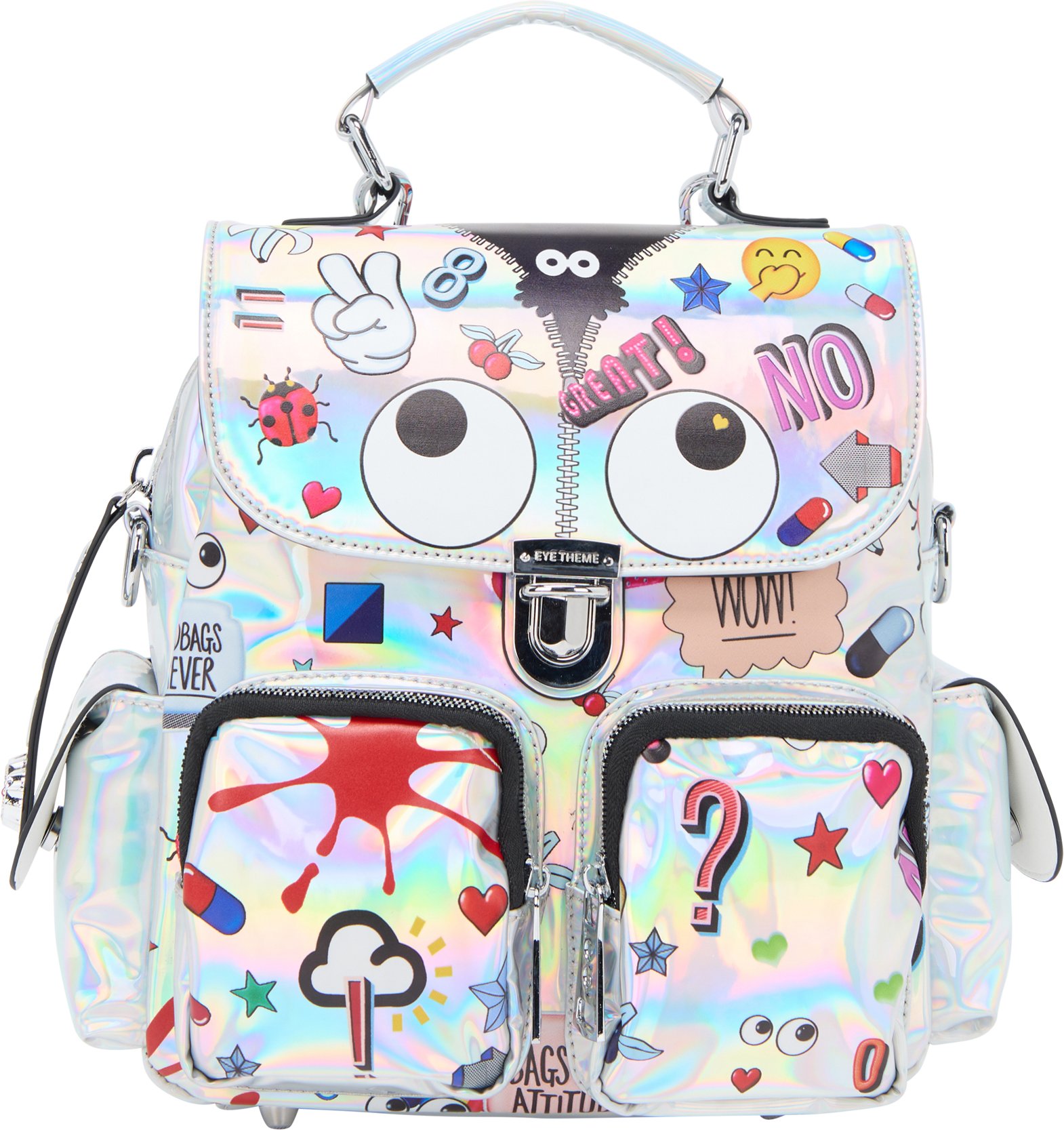 Mymo RUCKSACK RUCKSACK Frauen Silber Multicolor