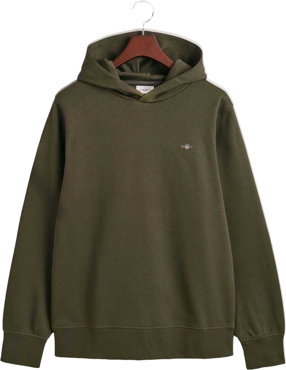Thumbnail - Gant - "Archive Shield" Kapuzenpullover für Herren (Grün)