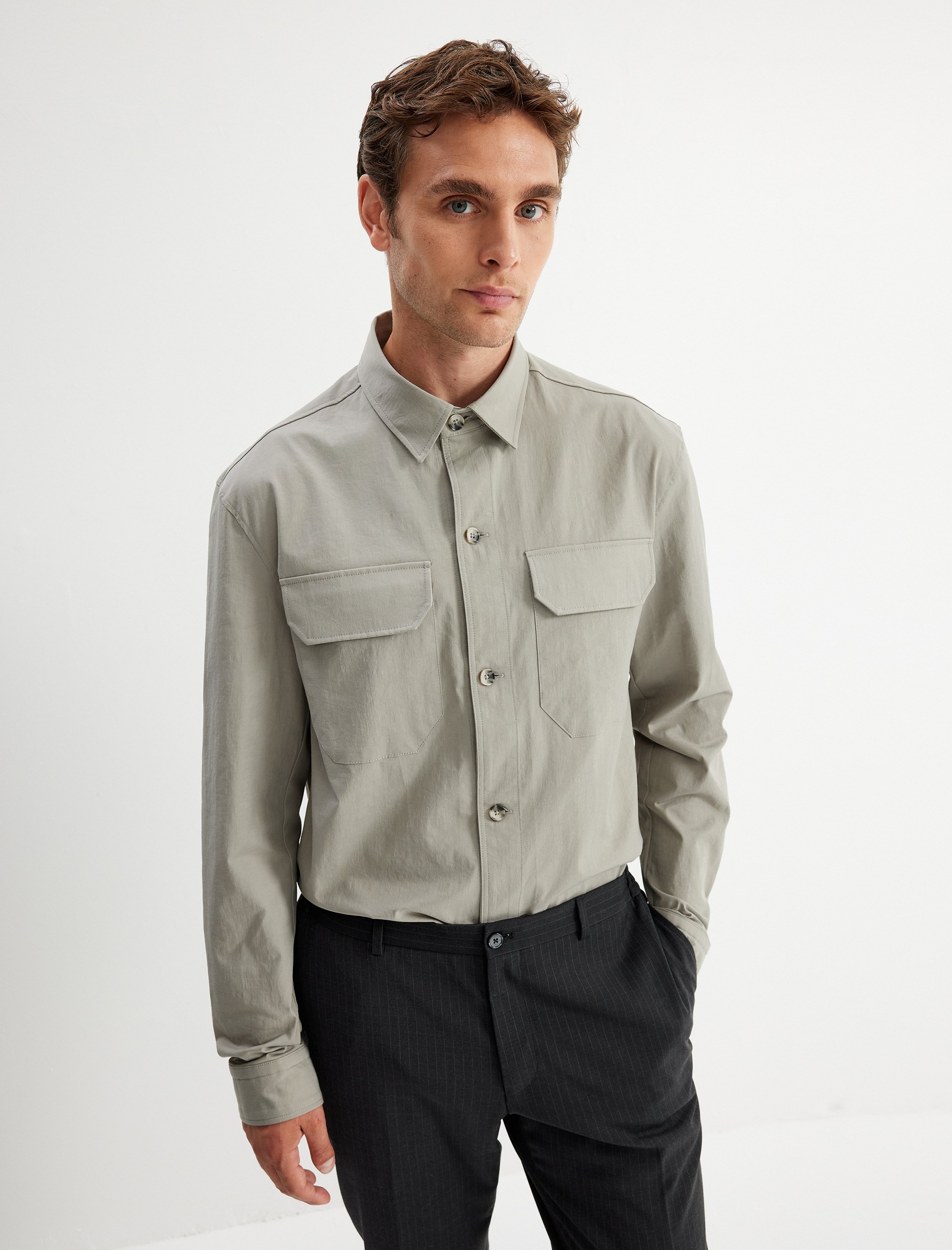 Thumbnail - Koton Shirt Hemdkragen Langärmelig Shirt