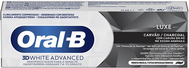 3d White Luxe Holzkohle-zahnpasta 75 ml