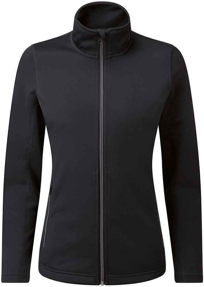 Premier Womens/Ladies Sustainable Zipped Jacket (Schwarz)