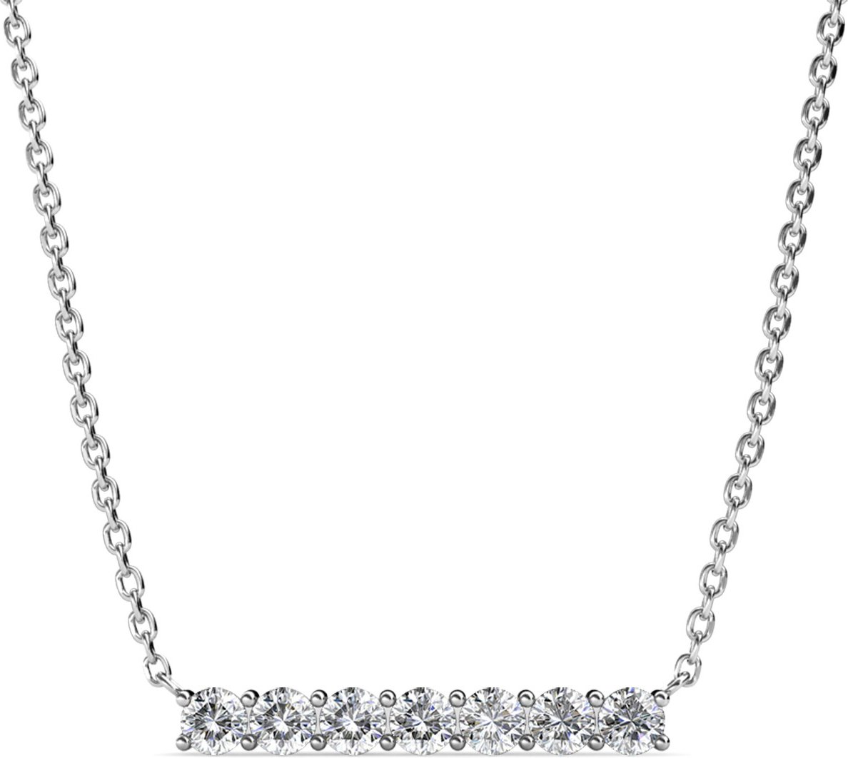 Myriad Birthe Stone Anhänger - Silber und Kristall