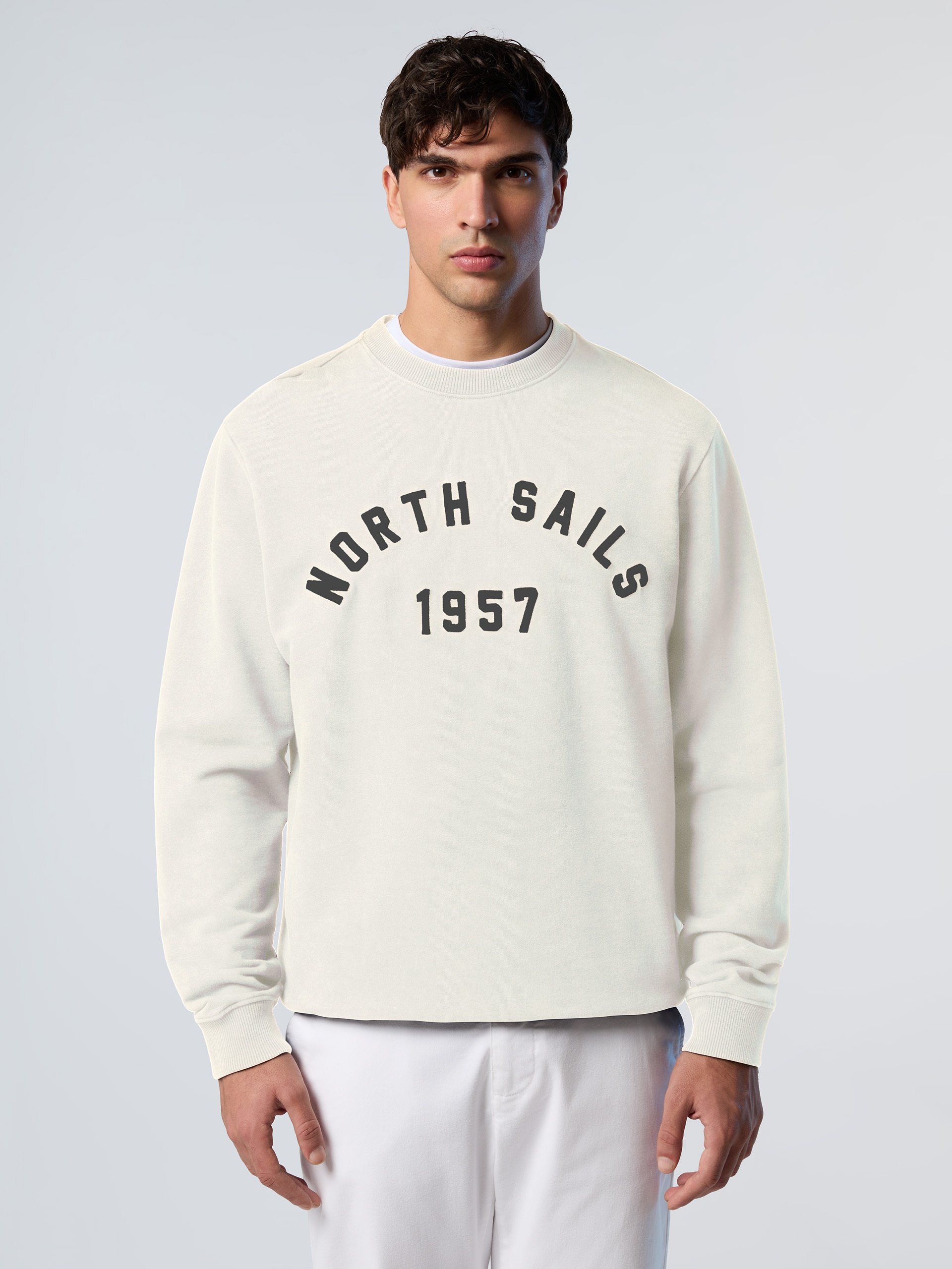 North Sails Kapuzenpullover Hoodie mit gesticktem Schriftzug