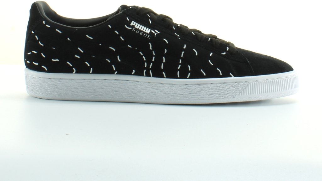 Puma Wildleder x Shantell Martin Black Leder Herren Schnürtrainer 365893 01
