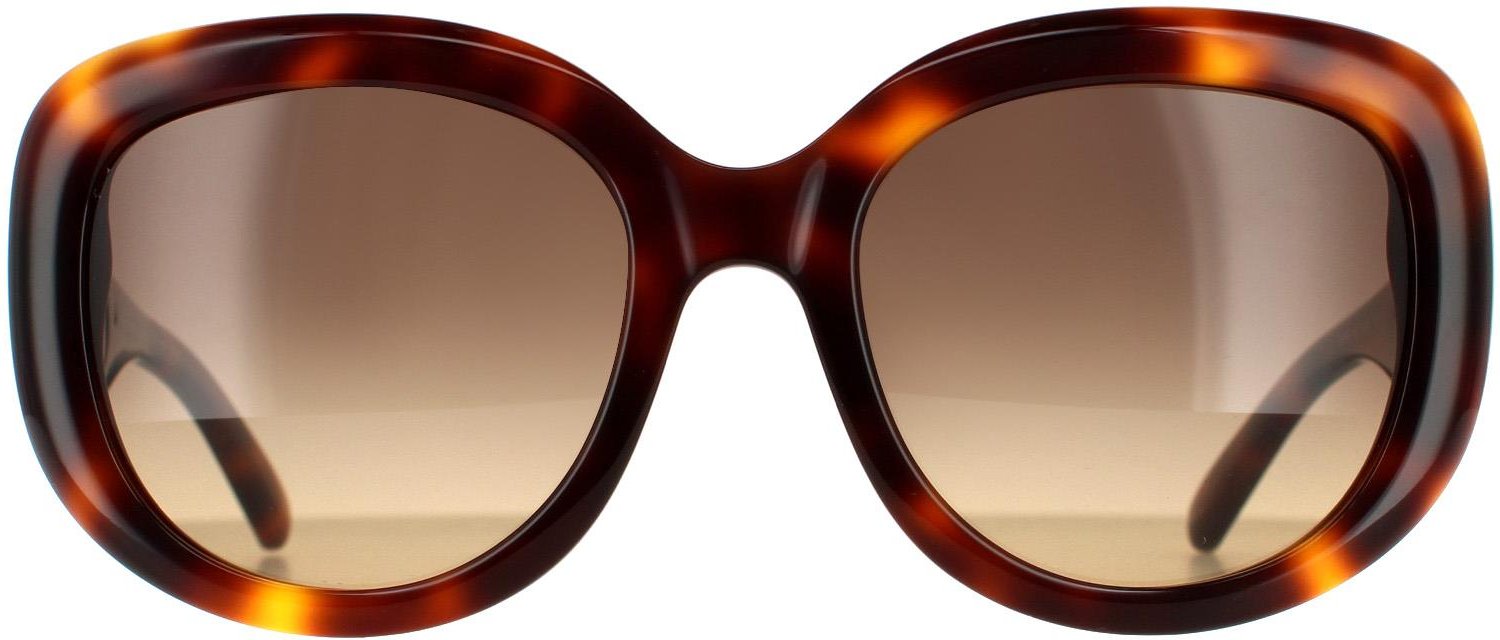 Salvatore Ferragamo Oval Damen Schildkröte Braun Gradient Sonnenbrille