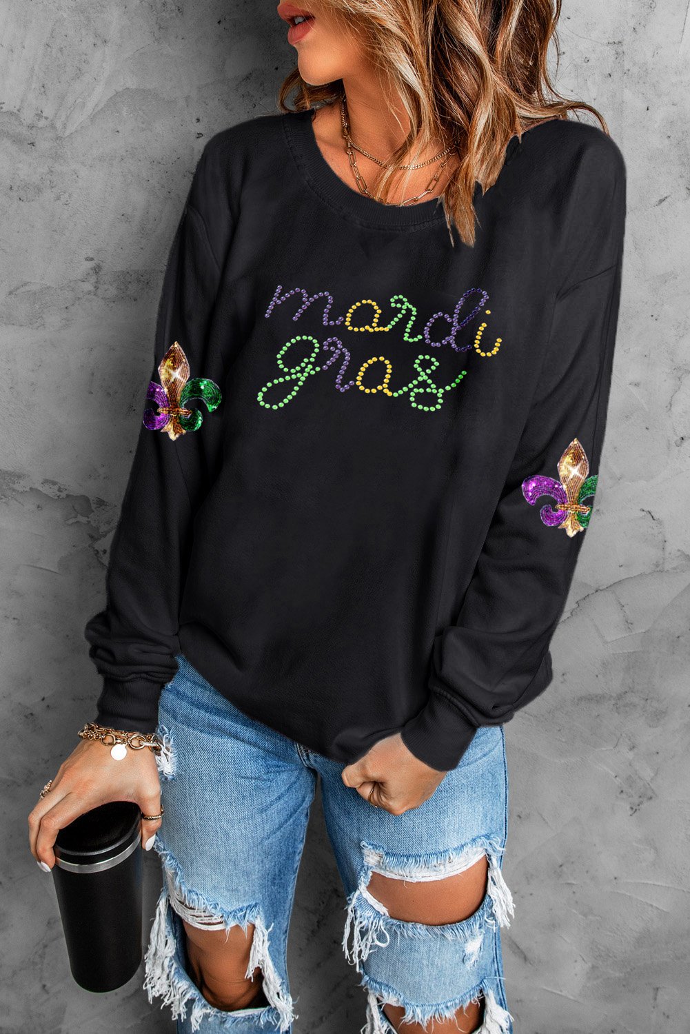 Fleurdelis Akzent Sweatshirt