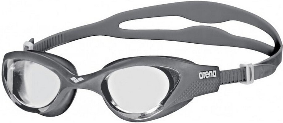Arena - "The One" Schwimmbrille für Herren/Damen Unisex (Transparent/Grau/Weiß)
