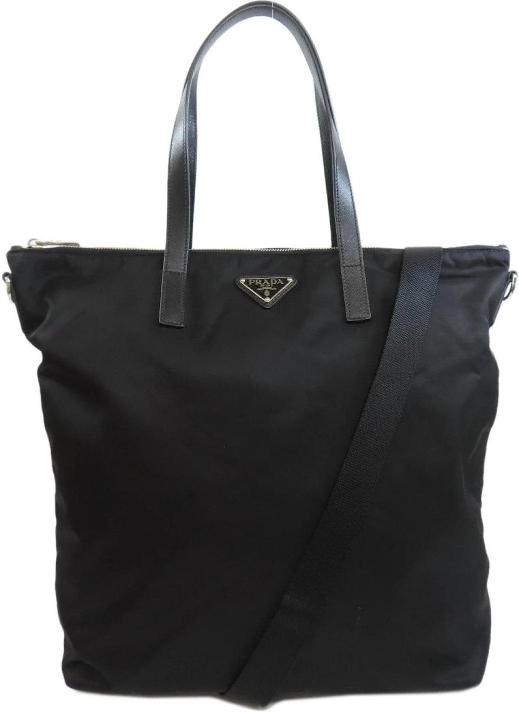 Prada Pattina Nylon-Tragetasche