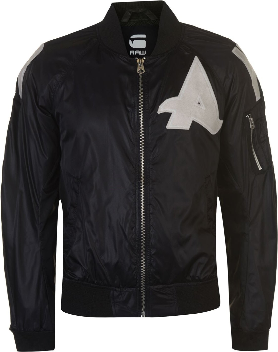 G Star Afrojack Bomberjacke Herren gefüttert Mantel Top Lightweight Zip gezippt