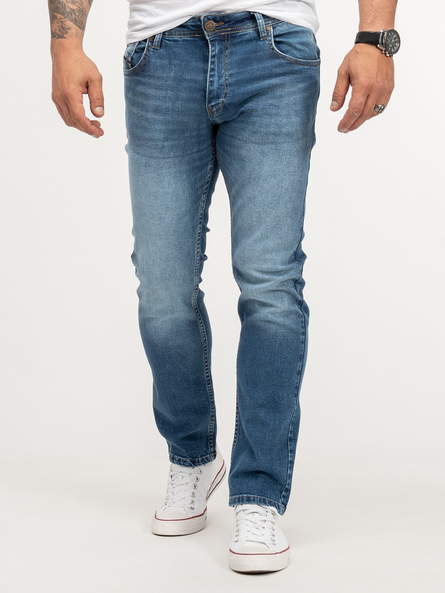 Lorenzo Loren Jeans Blau