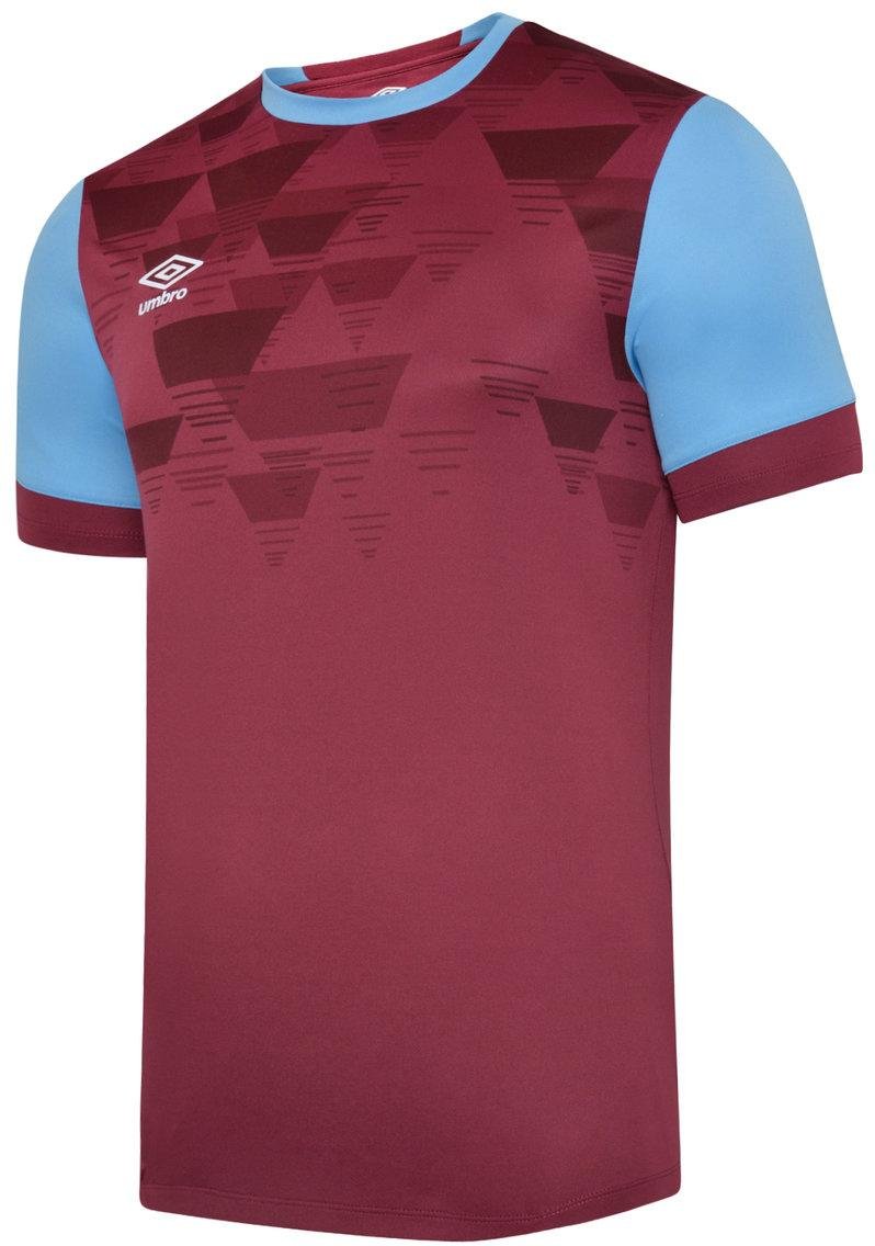 Umbro Herren Vier Trikot (New Claret/Sky Blue)